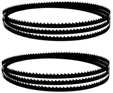 JNHGSHUAISDF Bandsäge 2 Stück Carbon-Sägebänder, 2240 mm x 6,3 mm, Bandsäge, 3, 4, 10, 14 TPI, Holzbearbeitungswerkzeuge for METABO BAS 315/316/317/318(4tpi,0.5mm)