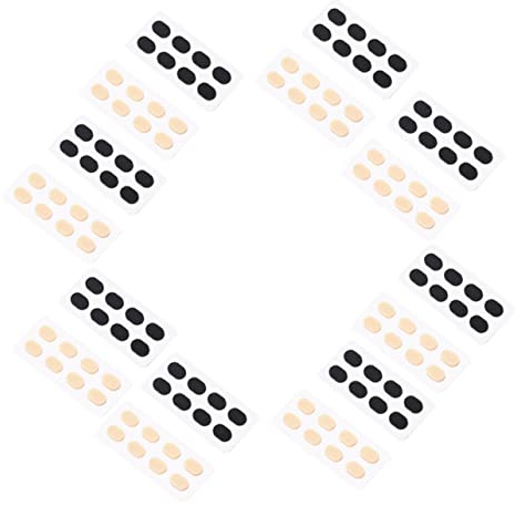 HAMPPLIES Selbstklebende Rutschfeste Brillen Nasenpads Eva 1mm 16 Bögen Hautfreundlich Für Sonnenbrillen Optische Fassungen Zum Nasenkomfort Und Druckentlastung