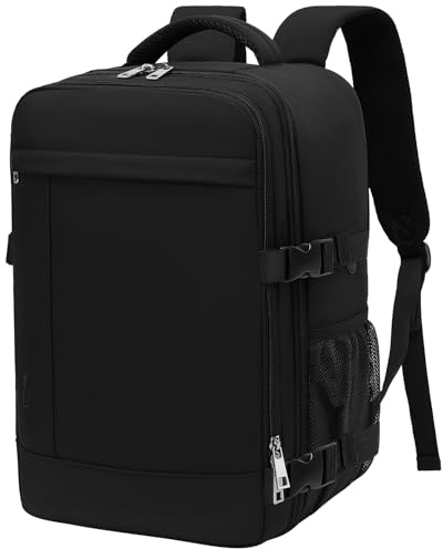Lossga Ryanair Handgepäck 55x40x20 Handgepäck Rucksack Flugzeug | Handgepäck Tasche mit Durchleitung Reiserucksack Klein Cabin Bag mit Eine Diebstahlsichere für Herren Damen 18 Zoll Laptop
