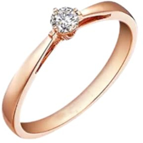 Wycian Damenringe Zart Wedding Rings 18K Gold Im Labor Hergestellter Rubin Ovale Form Größe 49 (15.6) Massiv, Nicht Plattiert Modern für Tante Jubiläum Schmuck