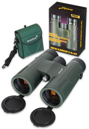Levenhuk New Karma PRO ED 8x42 Fernglas für Erwachsene – Kompakt, Leicht | Professionell, Wasserdicht, mit BaK4-Prismen & FMC-Linsen, Ideal für Vogelbeobachtung, Jagd, Wandern & Konzerte