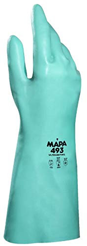 Mapa Professional Ultra de nitrilo 493 gr de 8 – Guantes de protección, Verde (2 unidades)
