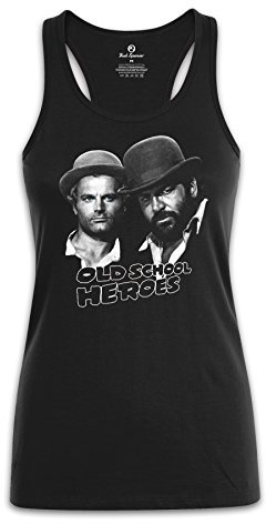 Bud Spencer® Damen Old School Heroes Tanktop (schwarz) (S)