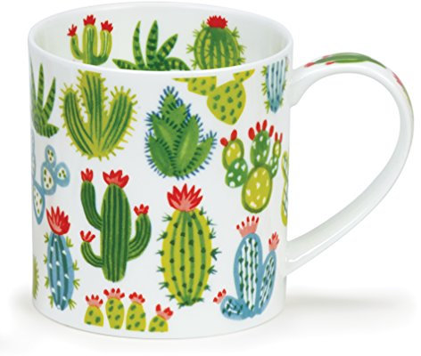 Dunoon Mug en porcelaine anglaise Summer Fun Mug Orkney fabriqu? en Angleterre - Ooh-ouch! Cactus