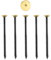 S&S-Shop 30 chiodi per quadri, dimensioni 50 mm, in acciaio temprato, per appendere quadri, accessori per artisti, chiodi per battiscopa, montaggio di immagini, chiodi da parete