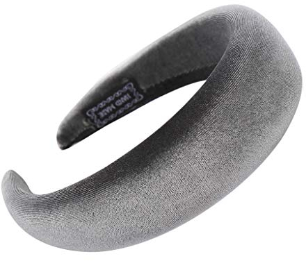 YWLINK Mode Samt Sport Haarband Volltonfarbe Damen Haar Kopfband Einfache SüßE MäDchen Stirnband(A Grau,)