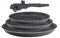 BERGNER | Juego de Sartenes de 3 Piezas | Aluminio Prensado y Antiadherente | Incluye 3 Sartenes de 20, 24 y 28 cm | con Mango Ergonómico Extraíble | para Todo Tipo de Cocinas y Horno