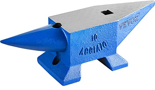 Happybuy Yunque de Acero 10KG, Yunque de Metal 22LBS, Yunque de Herrero Ideal para Metalúrgicos y Herreros para Remachar, Aplanar, Forjar y Formar Metal
