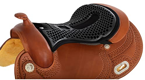 WESTERN ACAVALLO (ORTHO-COCCYX WESTERN) GEL MIT DRI-LEX, Schwarz , 1