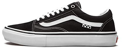 Vans Herren Old School Sneakers, Schuhweite Medium, Schwarz-Weiss, 42.5 EU
