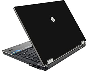 AlphaWraps Skin for HP EliteBook 8440P Laptop | Matt Black | Protective and Durable Vinyl Decal wrap Cover | Made in The UK
