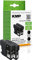 KMP DOUBLEPACK B78D - 2er-Pack - 12.7 ml - Schwarz - kompatibel - wiederaufbereitet - Tintenpatrone (Alternative zu: Brother LC1100BK)