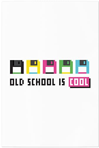 JUNIWORDS Poster, Old School is cool, 30 x 45 cm