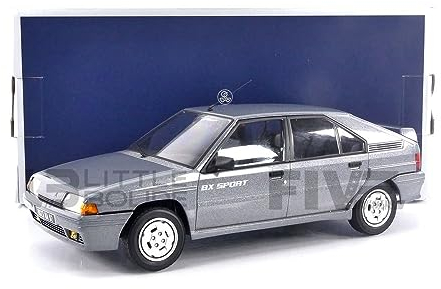 MODELLINO IN Scala COMPATIBILE Con Citroen BX Sport 1985 Fox Grey 1:18 NOREV NV181690