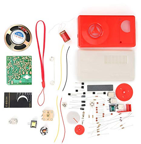 HX108-2 7 Tube Radio Electronic Build Your Own Radio, DIY Radio DIY Kit Electronic Fun Kit Radio Electronic Learning Parts Set DIY Radio Receiver Module Kit
