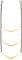 AIEX Boat Ladder, 3 Step, Nylon, Black/Yellow, LADDER