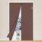 Yotache Rideau de Porte Isolant Thermique 100 x 200 cm, Rideau Thermique Isolant Anti Froid et Chaleur, Rideau Porte Entrée, sans Perçage