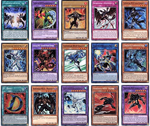Yu-Gi-Oh! Karten - Themenset/Themendeck/Deckcore - Helden Set