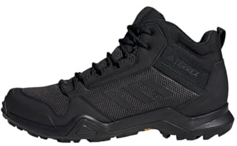 adidas Herren Terrex AX3 Mid GORE-TEX Hiking Shoes, Core Black / Core Black, 48 EU