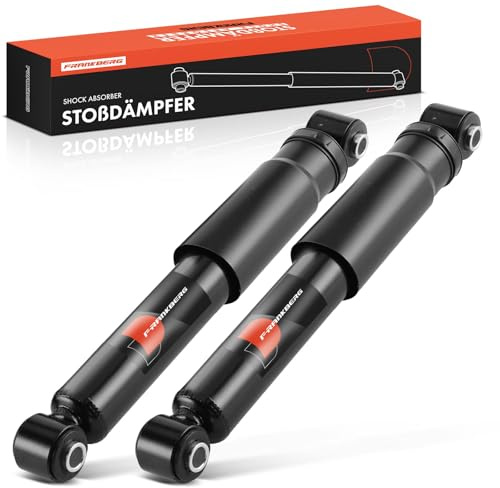 Frankberg 2x Stossdämpfer Stoßdämpfer Hinten Links Rechts 380mm Gasdruck | Kompatibel mit Dokker MPV KE Kangoo/Grand Kangoo KW0/1 Citan Tourer W415 Replace# 562107865R