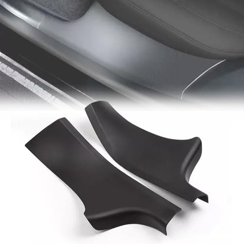 Wocch for Tesla Model Y Door Sill Protector 5 Seater (NOT Fit 7 Steater) Rear Door Car Pedal Kick Protection Strip Styling Covers Accessories(2 Packs)
