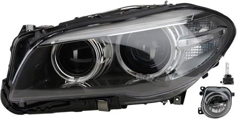Johns, Scheinwerfer Front passend für BMW 5 F10 F11 07/13- Xenon D1S Links Fahrerseite + Nebelscheinwerfer + Leuchtmittel