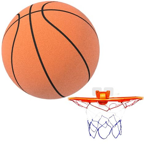 Silent Grip Basketball | Leichter Basketball | Soft-Touch-Basketball, leiser Indoor-Basketball, leiser Bounce Basketball, stumm Griff Basketball, für Jungen Mädchen Weihnachten Neujahrsgeschenk