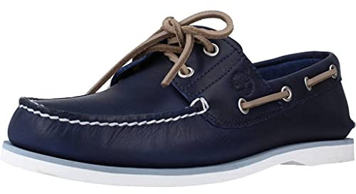 Timberland Mocassini Classic Boat 2 Eye Taglia 43 Codice TB174036484 Blu