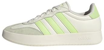 adidas Femme BARREDA Shoes, Off White/Semi Green Spark/Linen Green, 43 1/3 EU