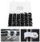 12V Cable C Termi R 625pcs Black Plastic Type R Nylon Cable C Wire Clamp 5/6/9/12/19/30mm 27*19*5