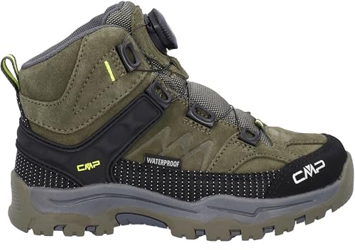 CMP Kinder Kiruna Mid Fitgo WP Schuhe, Olive, 34