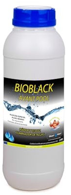 Algicida BIOBLACK contra el Alga Negra 1 L - El algicida mas Potente - Incompatible Liner