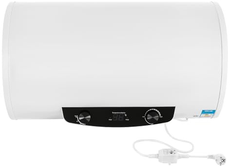Elektrospeicher Warmwasserspeicher Durchlauferhitzer,2000W 70L Elektrischer Tank-Wassererhitzer,25-75°C,mit Digitaler Temperaturanzeige,41 * 75cm,Warmwasserboiler