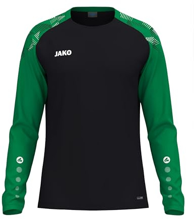 JAKO Sweat Sonic – Atmungsaktives Sport- & Freizeit-Sweatshirt Herren & Damen mit stylischem Design, aus recyceltem Polyester