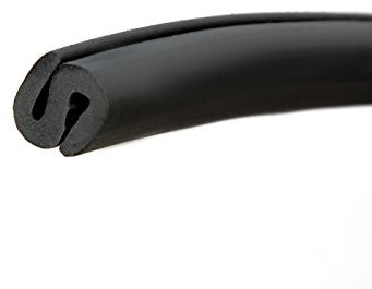 Fenster Glas Gummidichtung S Style, schwarz