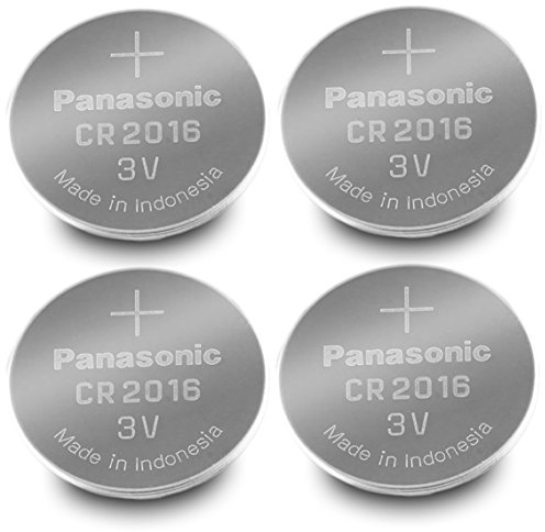 Panasonic CR2016-4~CR2016 - Pilas de Botón de Litio Batería Pilas Reloj (3 V, 4 unidades)