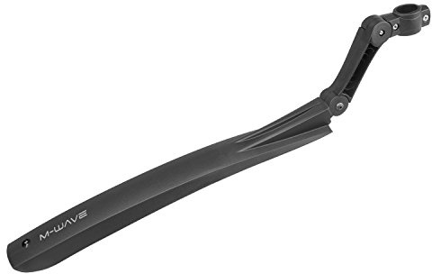 M-Wave Unisex Adult Max ll R Mudguard - Black, 20-29-Inch