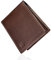SERASAR | Leder Geldbeutel Männer mit RFID Schutz | Braunes Nappaleder | 12 Kartenfächer | Exklusive Geschenkschachtel | Tolle Geschenkidee | Leather Wallet for Men | Männer-Geldbörse