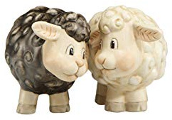 Goebel XM S Pärchen Berlyn und Leni Weihnachten Weihnachtsmann Bunt Steingut 66703571