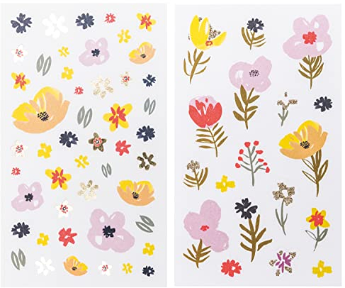 Sticker, Crafted Nature, Blumen, Rosa Fsc Mix