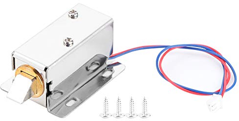 Electric Magnetic Door Lock, Miniature Electromagnetic Lock Electric Control Lock for Cabinet Drawer Box, DC 12V