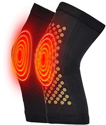 Nerplro Knee Massager Pads Heated 1 pair Wormwood Self Heating Knee Braces Warm Knee Pads Sleeves Knee Brace Support