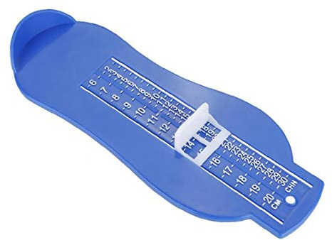 Froiny Fußmessgerät, Infant Fuß Messen Messgerät Schuhe Größe Messlineal Werkzeug Kleinkind -befestigungen Gauge (blau)