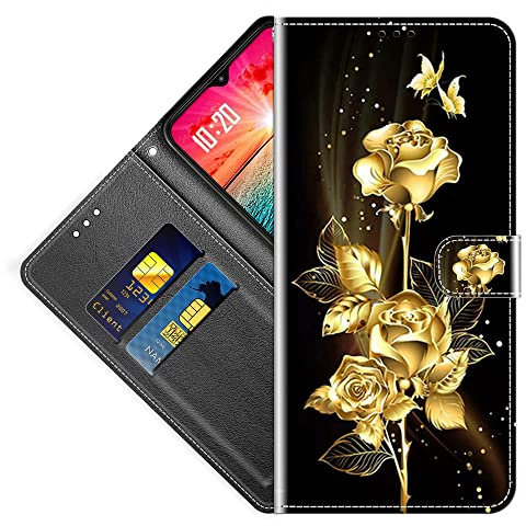 vingarshern Klapphüllen für Ulefone Note 10 Handyhülle Flip Case Etui Lederhülle Tasche Handytasche Ulefone Note 10 Lite Hülle Leder Klappbares Brieftasche Schutzhülle,YJS04P-07