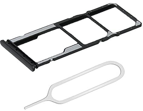 MMOBIEL Ersatz-SIM-Kartenfach, kompatibel mit Xiaomi Redmi Note 10 Pro 2021, inkl. SIM-Kartenhalter, Grau