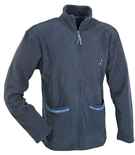 Navigare Giacca da camera in caldo Pile tutta aperta con ZIP colore Blu 140973 (XL)