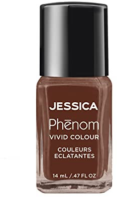 JESSICA Phenom Vivid Colour Nail Polish, Must Have Mocha 14ml