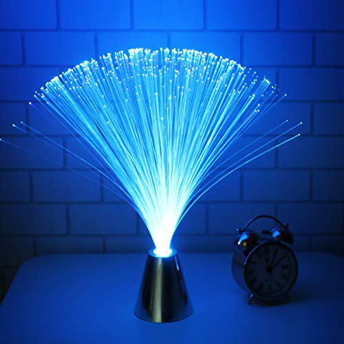 OSALADI Faseroptisches Licht Glasfaser-led-licht Led-faserlampe Dekorative Lampe Weihnachtslampe Glasfaser Gletscher Mit Farbwechsel für Schlafzimmer
