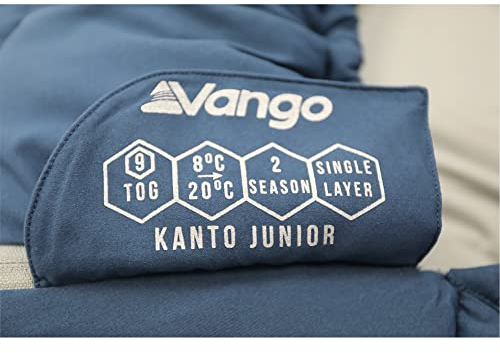 Vango Erwachsene (Unisex) Kanto Junior Kinderschlafsack Blau Junior