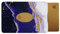 Color Pop Porte-Carte Rigide (1) Anti-RFID – Fabrication Française – PVC – Anti-RFID - Protection Cartes bancaires - 6 x 9,1 cm (Marbre)